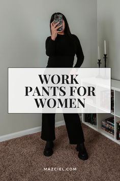 If you are looking for cute work outfits or a new pair of elegant work pants for women then this blog post is for you! 21+ stylish work pants ranging from straight leg pants to wide leg work pants.