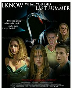 the movie poster for i know what you did summer