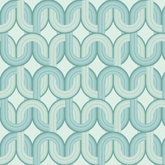 an abstract blue and white wallpaper with wavy lines in the shape of overlapping circles