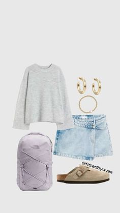 #loveit#schooloutfitideas #school#outfitideas#cute Outfit Ideas For School, School Fit, Fits Clothes, Casual School Outfits, Warm Weather Outfits