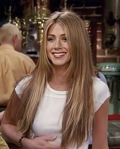 Face Pieces Hair, Jennifer Aniston Bronde, One Length Hair With Face Framing, Facial Framing Layers Long Hair, Hairstyles From The 90s, Framed Face Haircut, Jennifer Aniston Long Hair, Cutest Haircuts, Long Bronde Hair