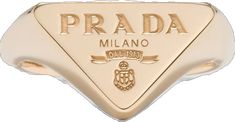 Prada Jewelry, Prada Collection, Appointment Book, Gold Signet Ring, Triangle Logo, Fine Jewelry Collection, Signet Ring, Luxury Outfits, Online Accessories