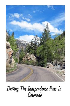 driving the independence pass in colorado is an easy and fun way to get around town