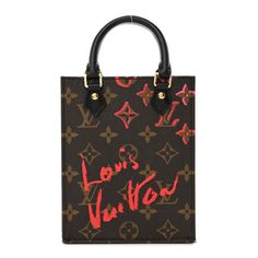 This is an authentic LOUIS VUITTON Monogram Fall In Love Petit Sac Plat. This small sized hand bag is crafted of monogrammed coated canvas and features red and pink accents with a heart and a Louis Vuitton logo. The bag features polished gold-tone hardware and toron-constructed top handles. The top opens to a red microfiber interior with a hanging patch pocket. Designer Monogram Rectangular Bags, Luxury Logo Bags As Gifts, Evening Monogram Print Rectangular Bag, Designer Red Bags For Valentine's Day, Luxury Bags For Valentine's Day, Luxury Shopping Bags For Valentine's Day, Louis Vuitton Valentines Day Bag, Red Monogram Canvas Rectangular Bag, Louis Vuitton Heart Bag