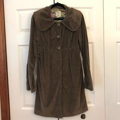 Tulle Brand Brown Corduroy Jacket. ~35” Shoulder To Hem. Size Medium. Nwot. Purchased From A Boutique Several Years Ago, Never Worn. Also Sold At Anthropologie. Tulle Jacket, Brown Corduroy Jacket, Womens Jackets, Brown Corduroy, Corduroy Jacket, Anthropologie, Jackets & Coats, Jackets For Women, Size Medium