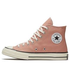 Converse Chuck 70 High 'Scripted Signature Print - Rose Gold' Rose Gold/Egret/Black 167697C Rose Gold Converse, Gold Converse, Run Star Hike, Men's Converse, Sneakers Converse, Converse Chuck 70, Black Gums, Rose Gold Pink, Chuck 70