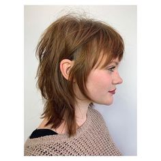 Super Short Wolfcut, Shullet Cut, Ginger Mullet, Mullet Plus Size, Haircuts Straight Hair