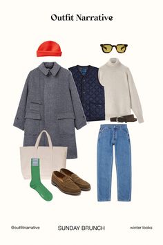 Outfit Narrative, Men’s Winter Outfits, Twenties Style, Men Streetstyle, Loafers Outfit, Casual Menswear, Ivy Style, Wool Overcoat, Fall Outfits Men