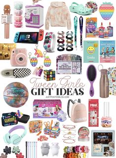 a collage of various items that are in the shape of a heart with text reading queen pink gift ideas