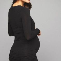 Gone are the days when being pregnant would mean shutting oneself in a closet. Be stylish and comfortable at the same time during your pregnancy by wearing this lovely super slim fit tee from Oasis Shirts. The solid black color of this tee makes you look all the classier and elegant, while the lovely fabric keeps your baby bump comfortable and in shape. Being Pregnant, Casual Maternity, Black Body