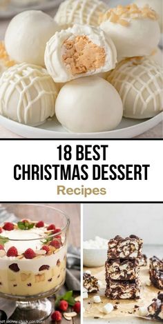 🎄 Christmas Dessert Recipes: Looking for the perfect holiday treats? These homemade Christmas sweets 🍬 are easy to make and perfect for sharing with friends and family! Whether you're gifting 🍫 or creating a dessert tray 🍽️, these recipes will make your celebrations extra sweet! 🎅 #ChristmasDessertRecipes #HolidaySweets #ChristmasTreats Christmas Eve Dessert Ideas, Christmas Day Desserts, Easy Xmas Dessert, Easy Christmas Dessert Recipes, Yule Ideas, Christmas Dessert Ideas, Easy Christmas Dessert, Traditional Christmas Desserts, Christmas Dinner Desserts