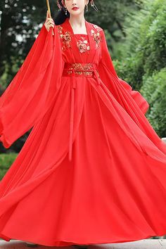 Process Time: Could be shipped out in 1-3 working days. Fabric: Polyester, Cotton, Chiffon Color: Red Feature: Hot Stamping, Embroidery Style: Classic, Chinese Style Clothing Type: Dress Include: Dress*1 (Any of the accessory is not included.) Size Bust Dress Length Height XS 33.86 49.21 58.27-60.24 S 34.65 51.18 60.24-62.20 M 36.22 53.15 62.20-64.17 L 38.58 55.12 64.17-66.14 XL 41.34 57.09 66.14-68.11 Size Bust Dress Length Height XS 86 125 148-153 S 88 130 153-158 M 92 135 158-163 L 98 140 163-168 XL 105 145 168-173 Elegant Red Embroidered Long Sleeve Dress, Elegant Long Sleeve Red Embroidered Dress, Elegant Red Long Sleeve Embroidered Dress, Red Long Dresses For Banquet, Red Embroidered Long Sleeve Dress, Red Embroidered Dress For Banquet, Red Long Embroidered Dress, Red Long Sleeve Embroidered Fitted Dress, Red Long Sleeve Embroidered Dress For Wedding