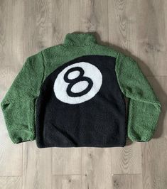 8ball Jacket, Fashion Grails, Green Jacket Outfit, Hidden Ny, Rockstar Fashion, Clothes Green, Cool Music, Popular Clothing, Tiktok Fashion