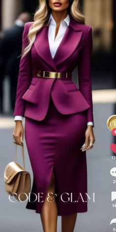 #outfit #celebrity #design #charming #style #fashon #trending #glamour #vogue #black #FashionForward #StyleInspo #OutfitGoals #OOTD #Fashionista Ceo Aesthetic Woman Outfit, Woman Suit Fashion Classy, Power Dressing, Celebrity Design