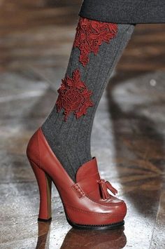 Fancy Socks, Shoes Fashion Photography, Shoes Socks, Antonio Marras, Walk In My Shoes, Walk This Way, Dress Socks