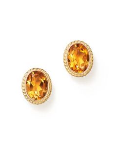 From our exclusive collection, these citrine stud earrings make the perfect personal style statement, in 14K yellow gold. Citrine Birthstone, Citrine Earrings Studs, Small Stud Earrings, Citrine Jewelry, Garnet And Gold, Citrine Earrings, Small Earrings Studs, Jewelry Lookbook, Topaz Earrings