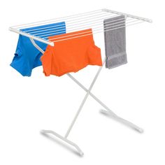 Stop your dryer from constantly running with this Honey-Can-Do x-frame folding metal drying rack. FEATURES 32.25''H x 35.5''W x 21''D 32 linear feet of drying area Folds down to 2 inches for easy storage Ten crossbars Top surface can be used to dry sweaters or other items laying flat Sturdy and rust resistant CONSTRUCTION & CARE Steel Manufacturer's limited lifetime warrantyFor warranty information please click here Size: DRY RACK. Color: White. Gender: unisex. Age Group: adult. Folding Drying Rack, Clothes Dryer Rack, Laundry Organizers, Laundry Hanger, Clothes Drying, Clothes Dryer, Clothes Drying Racks, Folding Clothes, Drying Clothes