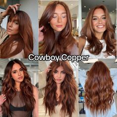 Brunette Turned Redhead, Ginger Highlights In Black Hair, Cowboy Copper Hair, Cowboy Copper, Brown Hair Looks, Ginger Hair Color, Copper Hair Color, Hair Color Auburn