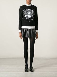 Kenzo 'tiger' Sweater - Smets - Farfetch.com Jumper Street Style, Casual Chic Outfit, Mode Inspo