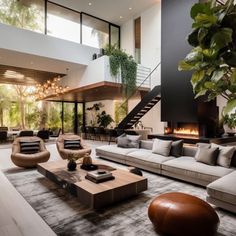 Minimalist Interior Design, Contemporary House Design, Minimalist Interior, Apartment Living Room, Dream Home Design, Luxury House, Luxury Living Room, Modern Interior Design, Living Room Interior