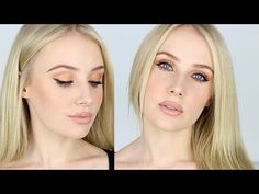 Pale Skin Eye Makeup, Blonde Hair Blue Eyes Makeup, Makeup Tutorial Contouring, Olive Skin Makeup, Pale Skin Beauty, Light Olive Skin, Lauren Curtis, Natural Makeup For Blondes, Airbrush Makeup Wedding