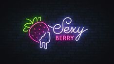 Dr Logo, Fantasy Factory, Neon Text, Blue Berry, Neon Design, Neon Art, Neon Lights, Neon Lighting, Neon Sign