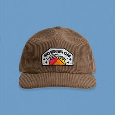 If you consider yourself a modern day UFO hunter, then this hat is for you! Embroidered directly onto sturdy canvas, then machine sewn onto a super soft corduroy hat, that's sure to become your new favorite. As always, designed, digitized, and embroidered by me in my studio in Oregon! Each hat is made to order and made with the highest quality thread. If you're looking for a product made by the person who designed it, you've come to the right place! Please note: these hats are somewhere in betwe Hunting Club, Corduroy Hat, December 2nd, Hunt Club, Hat Design, Closet Goals, Mens Fashion Casual Outfits, Cool Hats, Hat Designs