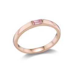 Stackable rings are a fun way to layer and play with your jewelry, styling in unique ways and collecting your favorite designs. Featuring an intense pink diamond baguette, this layer of your stackable rings will surly make a statement. Baguette Intense Pink Diamond, 0.08ct 14k rose gold In stock Everyday Stackable Baguette Cut Jewelry, Modern Pink Diamond Jewelry, Pink Sapphire Stackable Promise Rings, Fine Jewelry Pink Baguette Diamonds, Pink Baguette Diamond Fine Jewelry, Everyday Stackable Rings With Baguette Cut, Pink Stackable Fine Jewelry, Pink Fine Jewelry Stackable, Minimalist Pink Rings For Everyday Wear