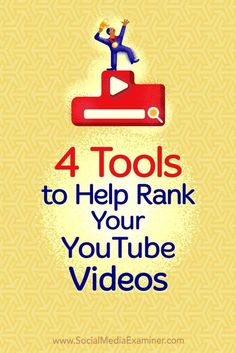 the title for 4 tools to help rank your youtube videos