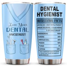 PRICES MAY VARY. 🦷【DENTAL HYGIENIST GIFTS】:Are you still worried about what gifts to give to a Dental Hygienist? This Tumbler is a great choice for you. This gift is sure to put a smile on Dental Hygienist's face! 🦷【CAPACITY AND MATERIAL】: Each Tumbler Holds 20 Ounces/590ml, is made of lightweight 304 stainless steel, is easy to carry, and is travel-friendly. Clear, push-on lid. The double-insulated design can keep your drinks warm for 3 hours and cold for 6-9 hours. Resistant to stains and ea Dental Cups, Dental Hygienist Graduation, Women Best Friends, Hygienist Gifts, Dental Hygienist Gifts, Birthday Gift For Women, Acrylic Tumblers, 9 Hours, Dental Hygienist