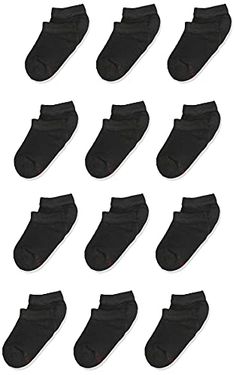 Hanes Boys' Socks, Double Tough Cushioned Ankle and No Show, 12-Pair Packs Boys Socks, Athletic Socks, Socks, For Free, Free Shipping