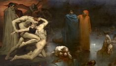 Humanness in the Pits of Hell: The Devil in Dante’s Inferno Dante And Virgil Painting, Dante And Vergil In Hell Painting, Hell Paintings, Dante Painting, Biblical Aesthetic, Dante Virgil, Dante And Virgil In Hell, Lucifer The Devil, Lucifer Painting