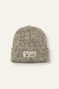 Fully lined with itch-free acrylic. Warm your entire body by putting our lined Ragg Wool Beanie on your head. It’s knitted with eco-friendly wool/recycled polyester yarns, and lined with acrylic for itch-free comfort. Cuff can be pulled down for added coverage. Classic Filson logo label. Knitted with 50/50 wool/recycled polyester blend Lined with non-itch acrylic Insulates dry or wet Cuffed design allows adjustable coverage Winter Fitted Knit Hat, Winter Fitted Yarn Beanie, Fitted Yarn Beanie For Winter, Fitted Winter Beanie Made Of Yarn, Fitted Knit Hat For Cold Weather, Cozy Knit Fitted Hats, Hand Knitted Cotton Hats For Winter, Cozy Wool Beanie With Knit Fabrication, Cozy Wool Beanie