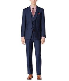 ad eBay - Calvin Klein Mens Tonal Windowpane Two Button Formal Suit - Buy Now, click the link (eBay) Calvin Klein Fitted Suits With Notch Lapel, Calvin Klein Fitted Business Suit, Fitted Calvin Klein Business Suits, Blazers Men, Formal Suit, Formal Suits, 3 Piece Suits, Suit Pants, Suit Separates