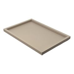 an empty tray is shown on a white background