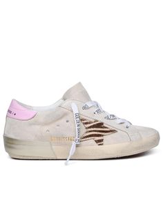 Made of suede with used treatment, dotted logo on the tongue, printed pony hair star, pink leather logo heel, rubber soleGender: WomenMaterial: 100% calfskin leatherColor: BeigeMade in: ITProduct ID: GWF00587.F00543615551*Import tax/duty will be calculated at checkout (If applicable) Preppy Shoes, Pony Hair, Gorgeous Shoes, Leather Logo, Trendy Shoes