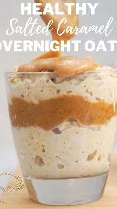 healthy salted caramel overnight oat