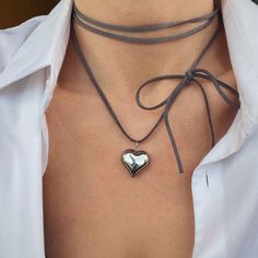 Pendant: Stainless Steel. Size: 2.5*2.5 cm. Color:  silver/gold. Length of the cord is 155 cm. (I can make the length you need, just write me a message). Material: faux suede. Color: black/chocolate/deep gray. Silver Heart Charm Necklace For Friendship, Adjustable Cord Heart Pendant Jewelry Gift, Silver Heart Necklace For Friendship, Heart-shaped Jewelry With Adjustable Cord As Gift, Heart Shaped Jewelry With Adjustable Cord As Gift, Silver Heart Choker Necklace Gift, Silver Adjustable Heart Necklace For Valentine's Day, Silver Heart Shaped Choker Necklace As Gift, Necklace Tie