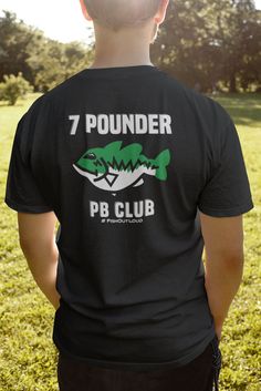 Congratulations and welcome to the 7 Pounder PB Club.. You're just one cast away. Link to Ladies t-shirt - https://www.etsy.com/listing/1104203440 Please Note: We do not charge shipping EVER and we offer the highest quality, highest customer review shirts anywhere. The unisex heavy cotton tee is the basic staple of any wardrobe. It is the foundation upon which casual fashion grows. All it needs is a personalized design to elevate things to profitability. The specialty spun fibers provide a smooth surface for premium printing vividity and sharpness. No side seams mean there are no itchy interruptions under the arms. The shoulders have tape for improved durability.  .: 100% Cotton (fiber content may vary for different colors) .: Medium fabric (5.3 oz/yd² (180 g/m .: Classic fit .: Tear away Fish Gifts, Fun Tshirt, Mens Fishing Shirts, Shirt Back Print, Fish Man, Customer Review, Ladies T Shirt, Fishing Gifts, Fishing Shirts