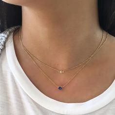 Sapphire Hope Necklace ~ Jennie Kwon Jennie Kwon, Hope Necklace, Best Jewelry, Nail Jewelry, Dope Jewelry, Classy Jewelry, Stacked Jewelry, Jewelry Lookbook, Best Jewelry Stores