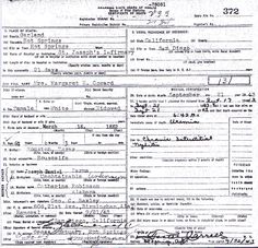 the birth certificate for an unknown child