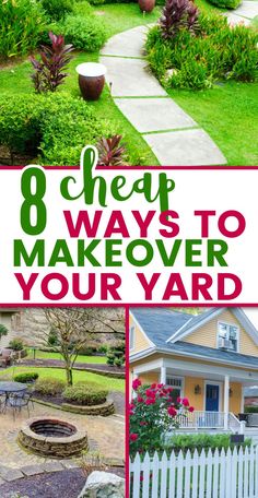 Easy Yard Hacks For Small Budgets - Cheap Garden Makeovers Yard Hacks, Garden Ideas Budget Backyard, Cheap Backyard, Easy Backyard, Easy Landscaping, Gardens Design, Diy Backyard Landscaping, Backyard Diy Projects, Garden Yard Ideas