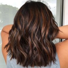 Chocolate Hair Color With Toasted Highlights Brunette Ombre, Chocolate Brown Hair Color, Hair Color Chocolate, Chocolate Hair, Hair Color Light Brown, Brown Hair Balayage, Brown Balayage, Penteado Cabelo Curto, Brown Blonde Hair