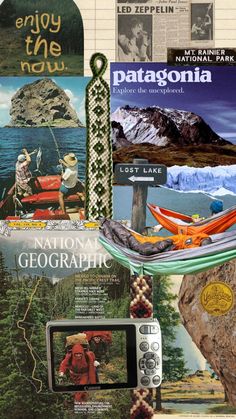 there are many books and magazines on this page, including the national park information book