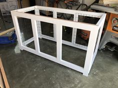 the windows are being built in the shop