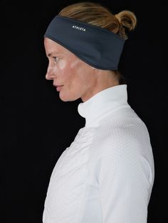 Winthrop Reflective Headband | Athleta Sporty Cotton Sweatband Headband For Sports, Sporty Cotton Sweatband Headband, Sporty Sweatband Headband For Gym, Sporty Gym Headband With Sweatband, Stretch Cotton Sweatband Headband For Sports, Sporty Stretch Headband, Sporty Stretch Headband With Elastic Band, Sports Sweatband Headband, Sports Headband With Elastic Stretch