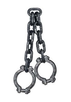 two metal chains with links attached to each other