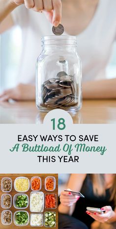 18 Easy Ways To Save A  Buttload Of Money This Year Safe Money Ideas, Safe Money, Money Money Money, Penny Pinching, Saving Hacks, Money Plan, Money Frugal, Best Money Saving Tips