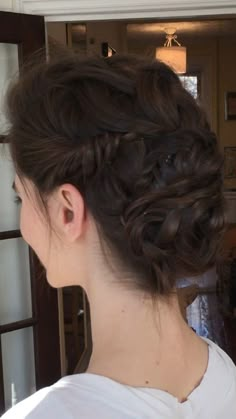 Braided Fancy Hairstyles, Little Women Hairstyles, Hair Up Styles, Penteado Cabelo Curto, Music Wallpapers, Aesthetic Hair, Travel Music, Save For Later