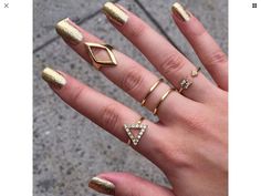 3 Piece Midi Finger Ring Set New Christmas stocking stuffer gift Idea. Condition is "New". pictures of hands are just example of how worn. Rhombus Ring, Mid Finger Rings, Twist Weave, Middle Finger Ring, Midi Ring Set, Ring Sets Boho, Woven Ring, Gold Color Ring, Look Retro